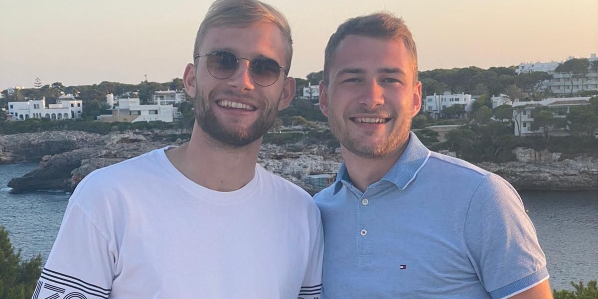 Konrad (l.) und Christoph Laimer