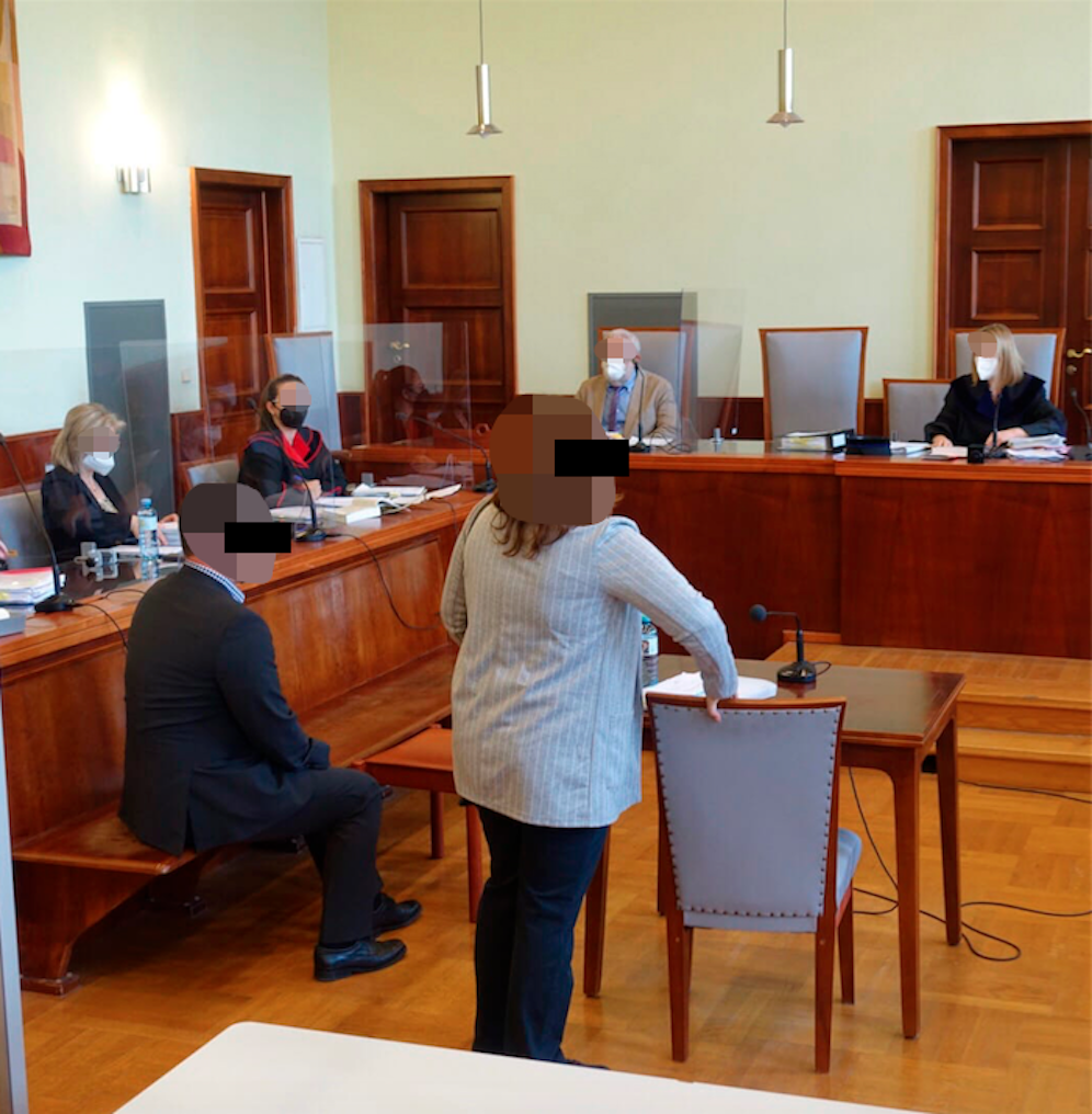 Die angeklagten Eltern