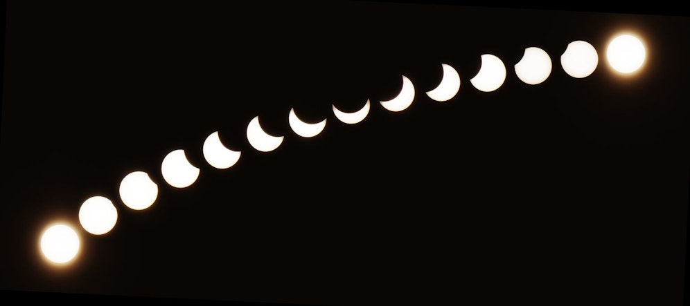 Ein Naturschauspiel, das nur alle paar Jahre zu sehen ist: Die Sonnenfinsternis.