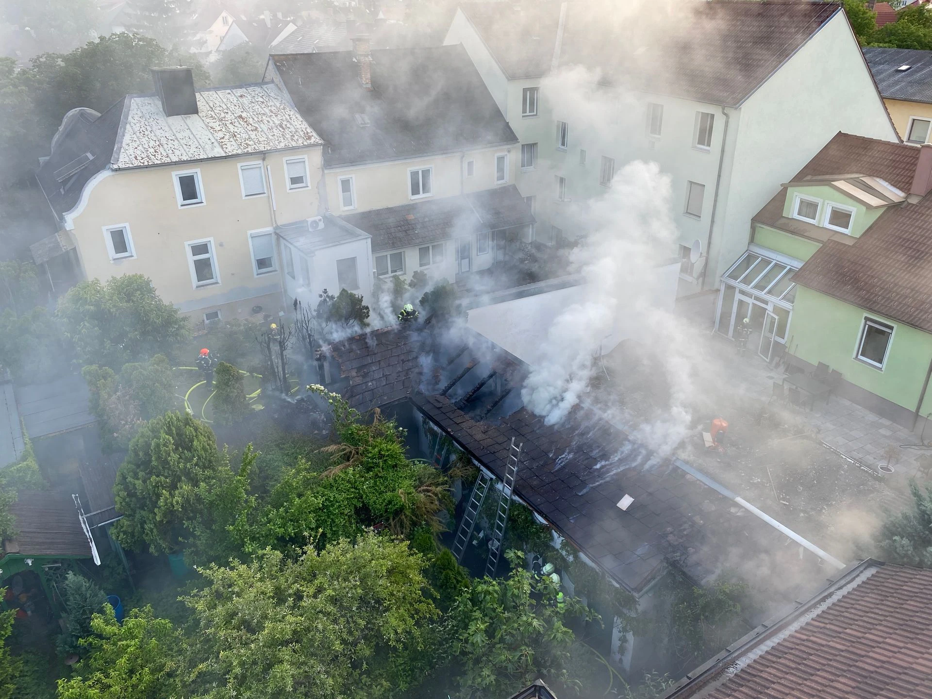 Gartenhüttenbrand in Wr. Neustadt