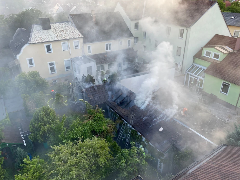 Gartenhüttenbrand in Wr. Neustadt