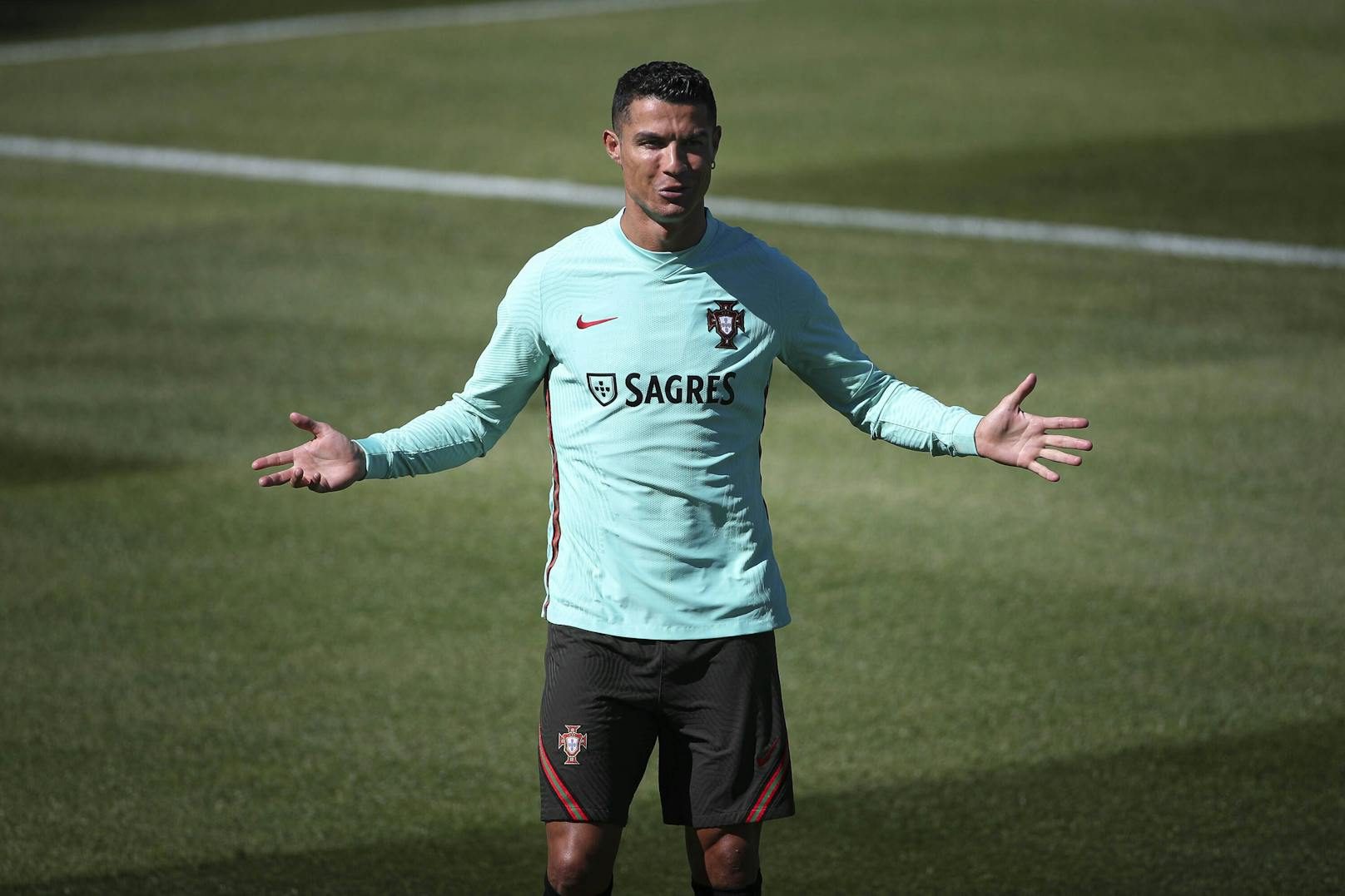 Cristiano Ronaldo ist zurück im Training
