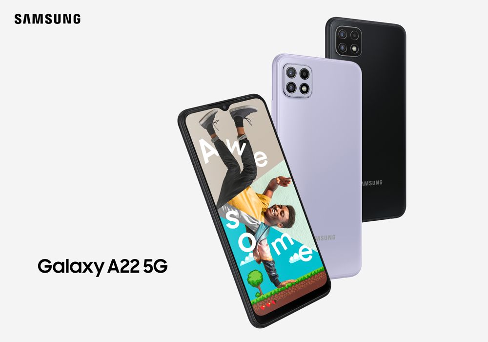 Starke Leistung zum fairen Preis: Samsung erweitert 5G Portfolio mit Galaxy A22 5G