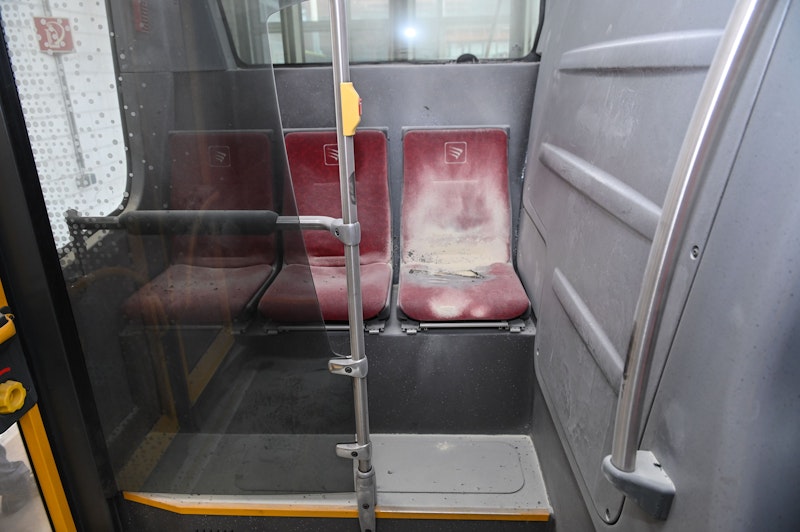 Brandstiftung in einem Bus in Innsbruck.