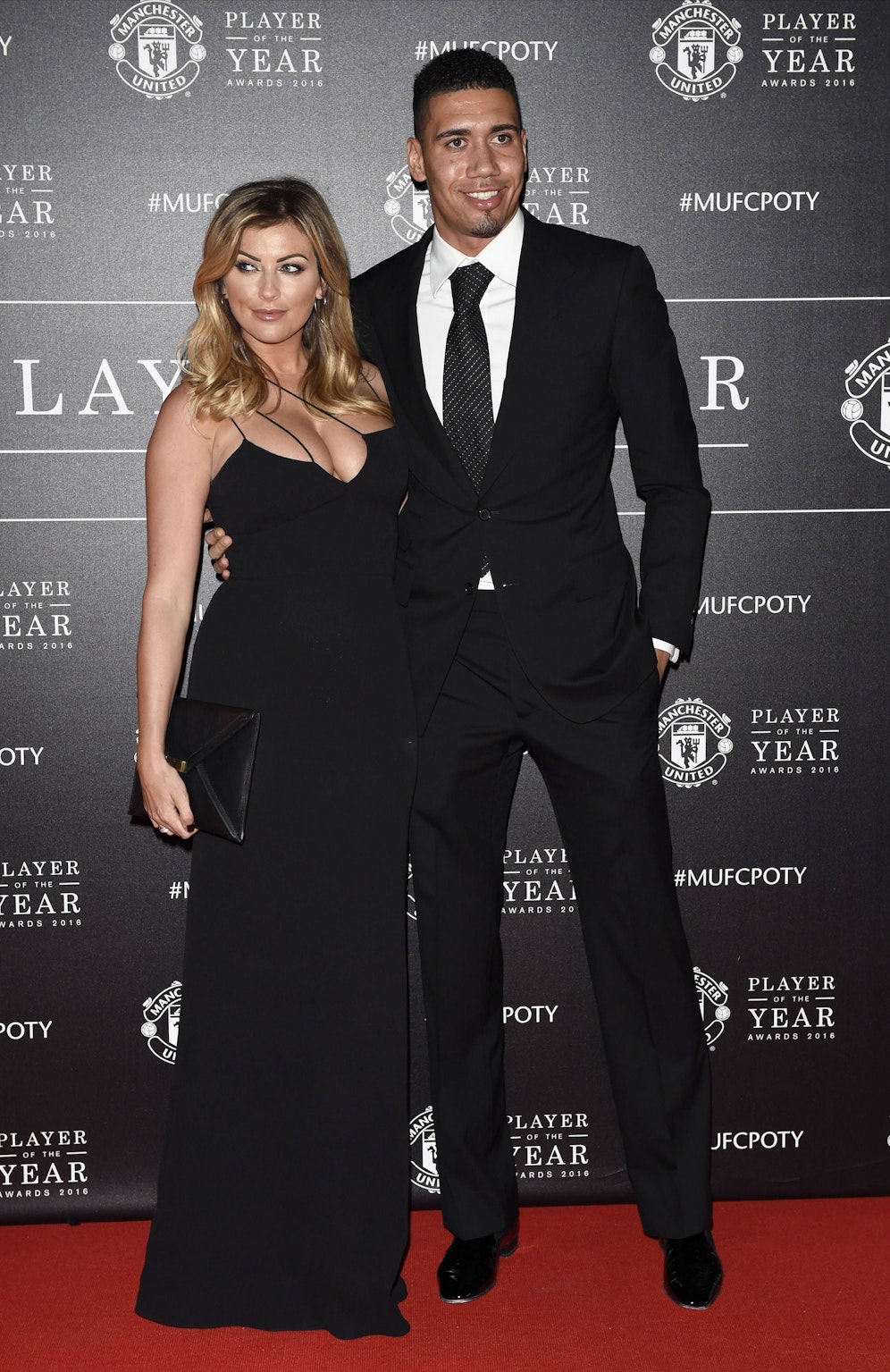 Chris Smalling mit Ehefrau Sam