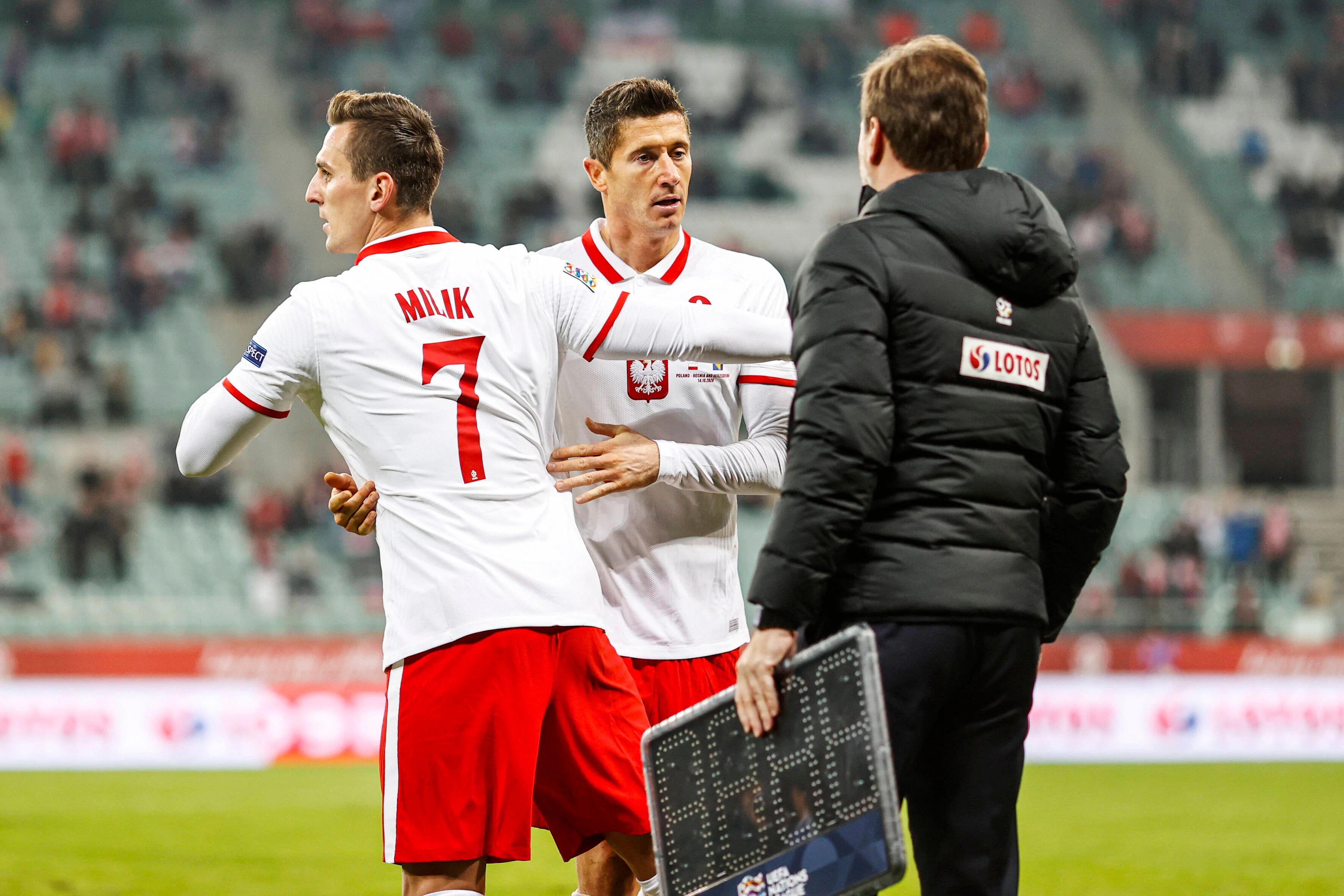 Milik und Lewandowski