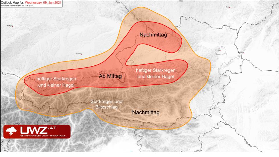 Übersicht über die betroffenen Gebiete