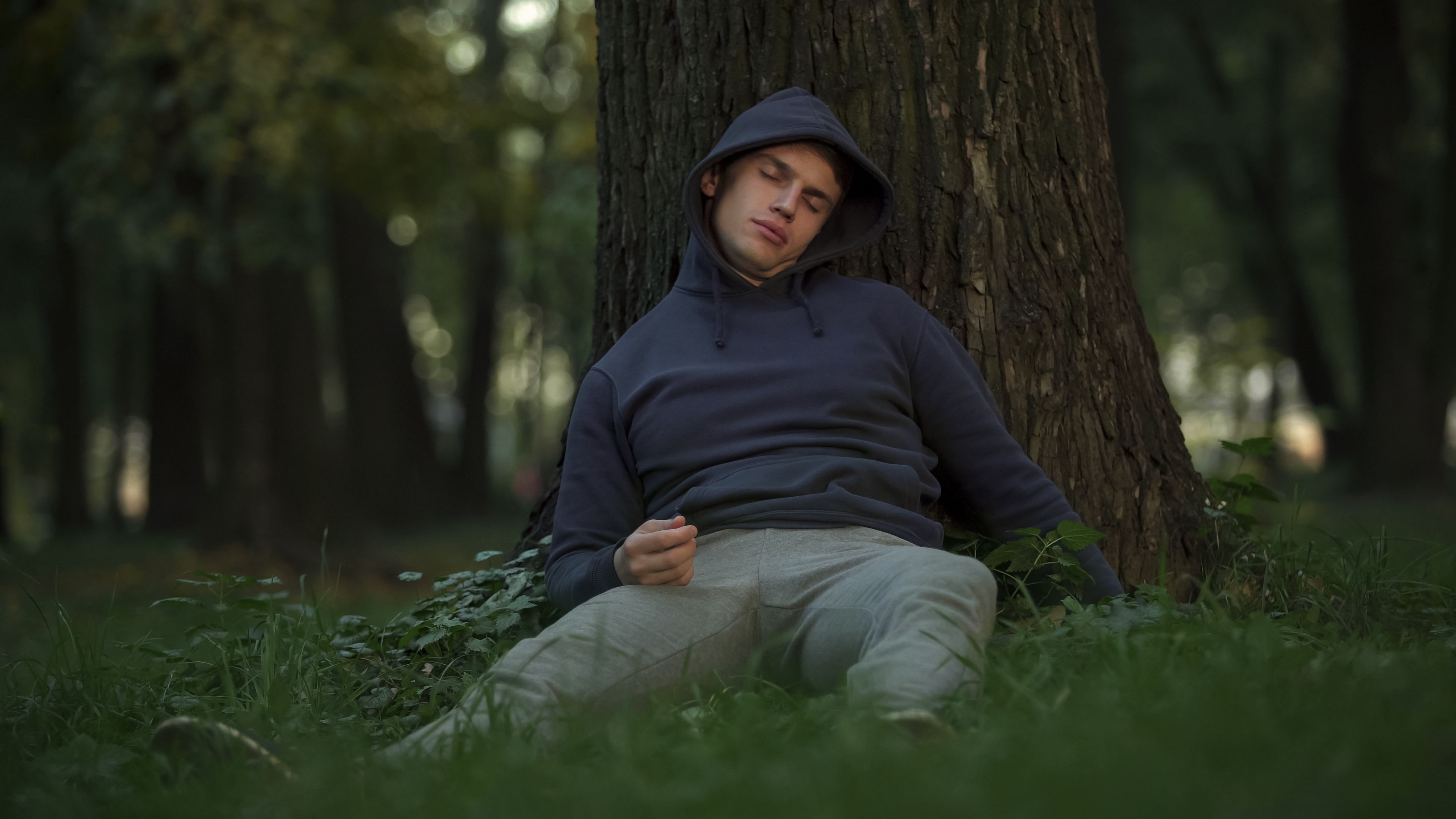 Im Schnapsrausch im Wald eingeschlafen – der Weckruf erfolgte durch die Polizei. Symbolbild