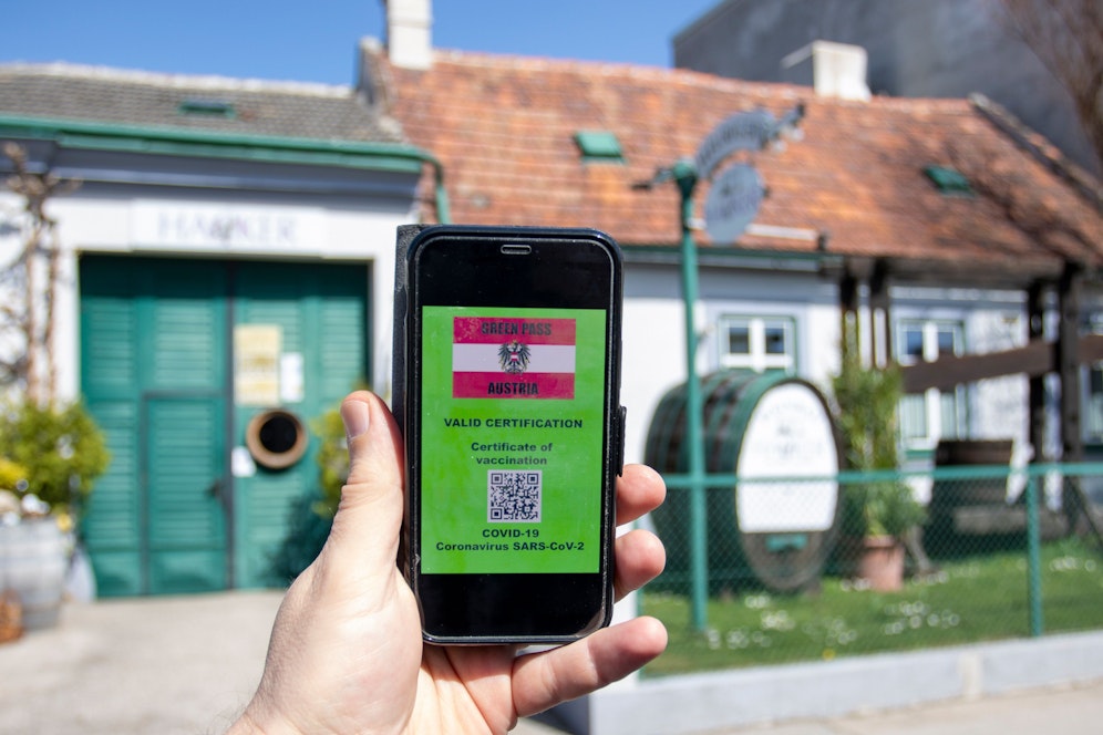 Der Grüne Pass soll den Zutritt zu Lokalen und anderen Einrichtungen in Österreich und der ganzen EU regeln. Symbolfoto.