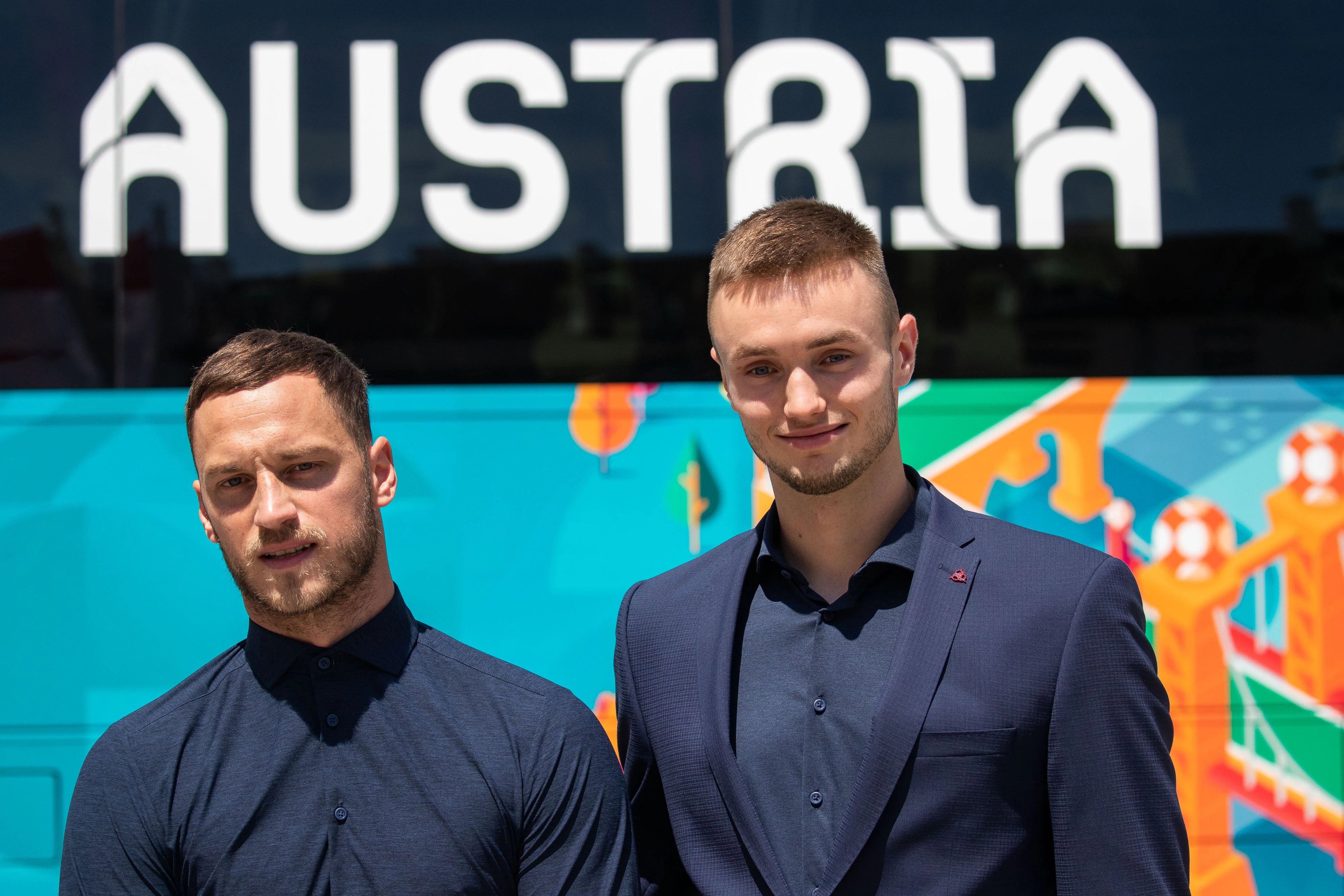 Marko Arnautovic (l.) und Sasa Kalajdzic
