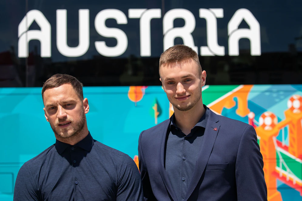 Marko Arnautovic (l.) und Sasa Kalajdzic