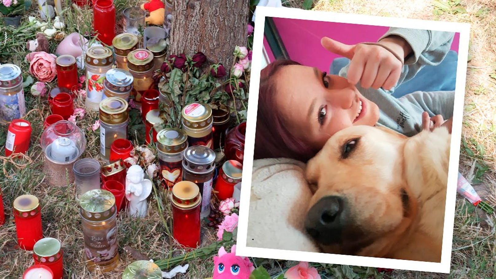 Sie bleibt unvergessen: Blumen- und Kerzenmeer für Leonie (13).