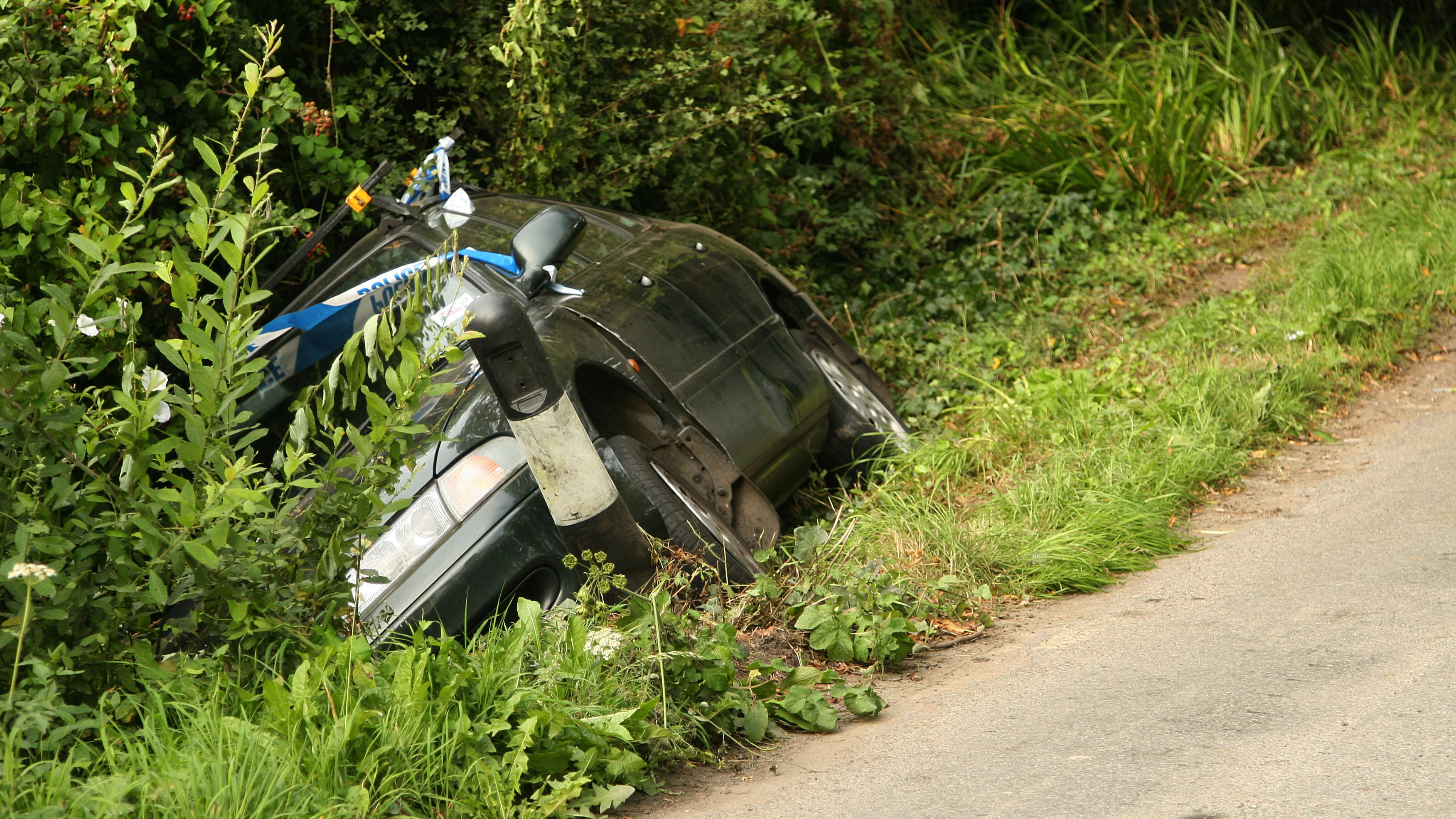 Unfall, Auto, Graben