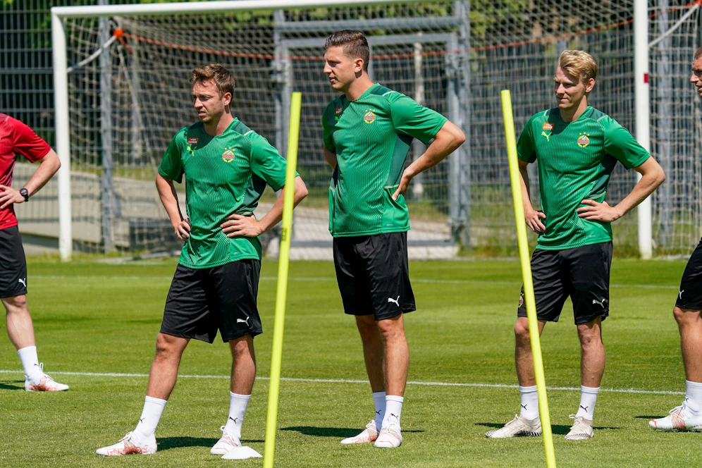 Philipp Schobesberger mit Kevin Wimmer und Marco Grüll