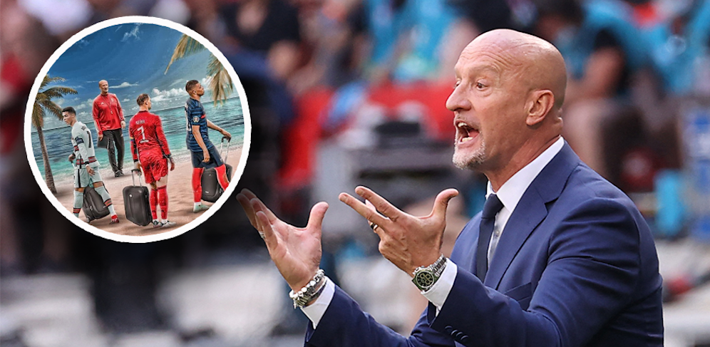 Marco Rossi macht sich über die EM-Superstars lustig. 