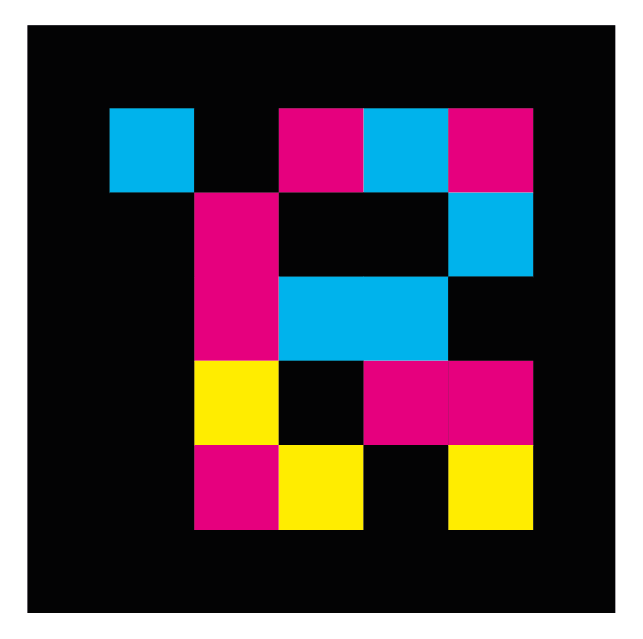 So sieht ein NaviLens-Code aus