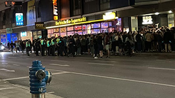 So groß war der Ansturm auf das U4 am Mittwochabend.