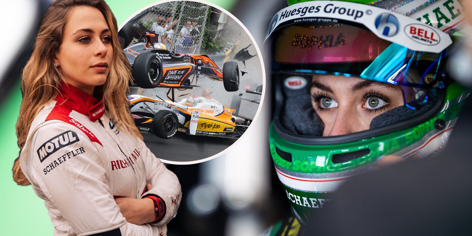  Sophia Flörsch gibt in der DTM Vollgas. Vor drei Jahren schockierte ihr Crash in der Formel 3 die Motorsportwelt.