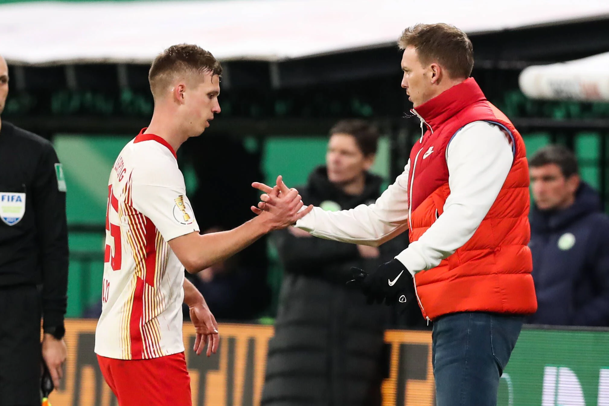 Julian Nagelsmann möchte Dani Olmo zu den Bayern holen. 