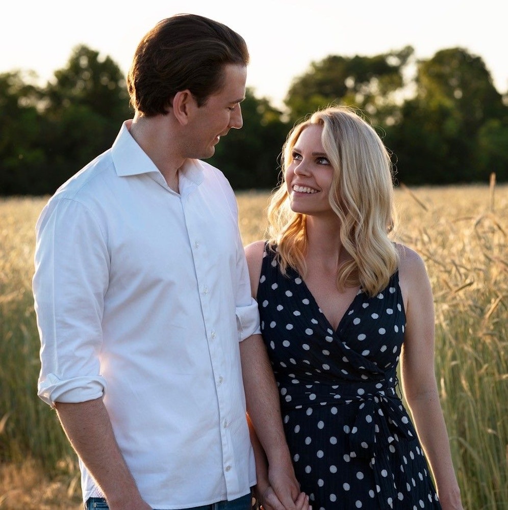 Sebastian Kurz mit Susanne Thier. Sie wird die Mutter seines Kindes.