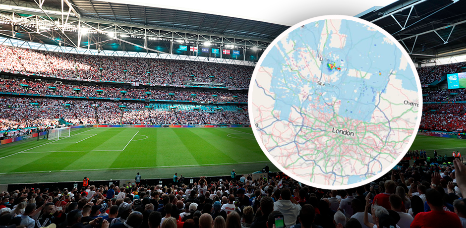 Flug-Ameisen über London. 