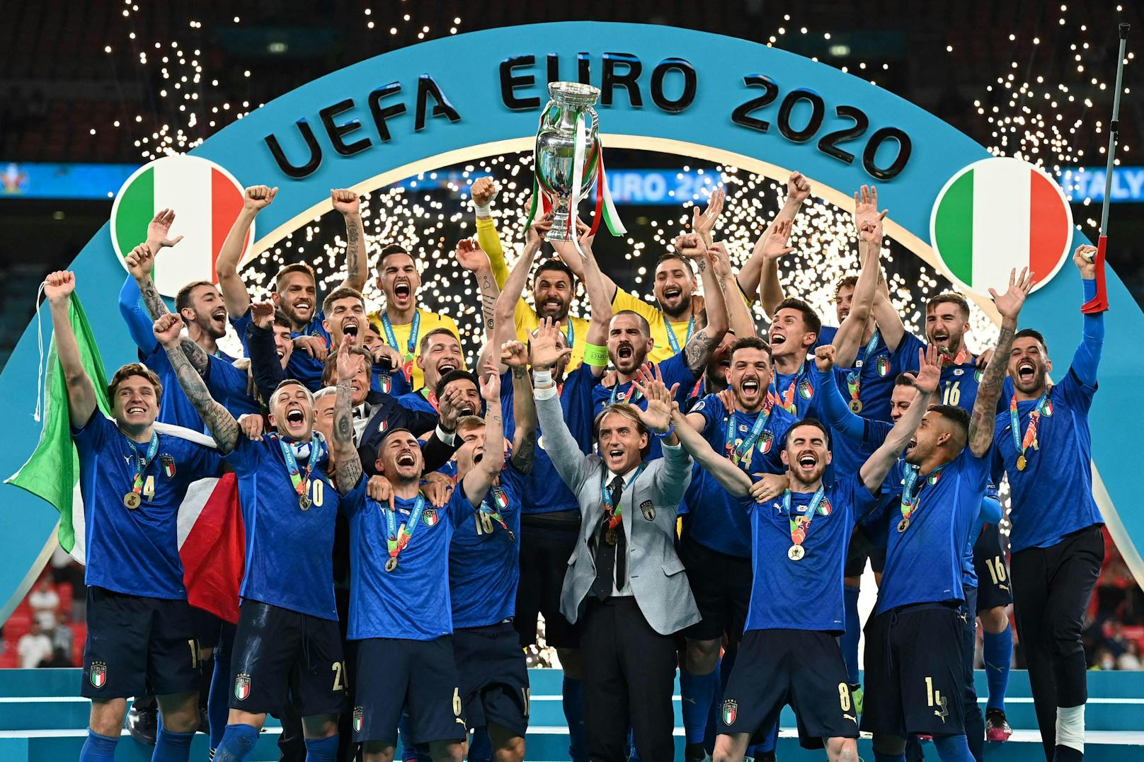 Italien jubelt über den Europameistertitel.