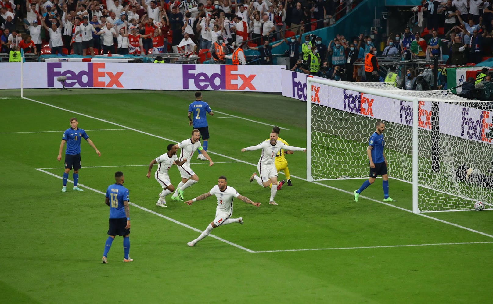 England gegen Italien – das EM-Finale in Bildern