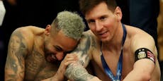 "Bester und Bruder!" Neymar huldigt Messi nach Copasieg