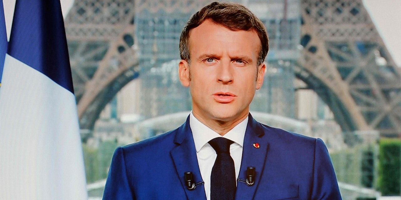 Multimedia Emmanuel Macron war Ziel von
