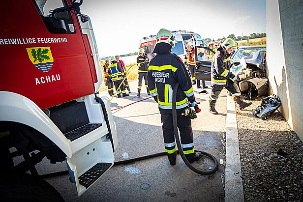 Die Einsatzkräfte vor Ort