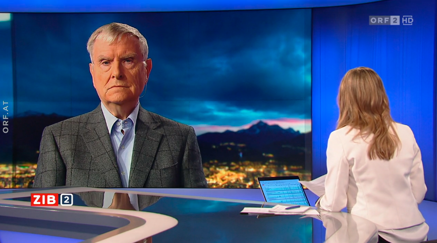 Anton Pelinka in der ZIB 2 am Dienstag, 13. Juli 2021