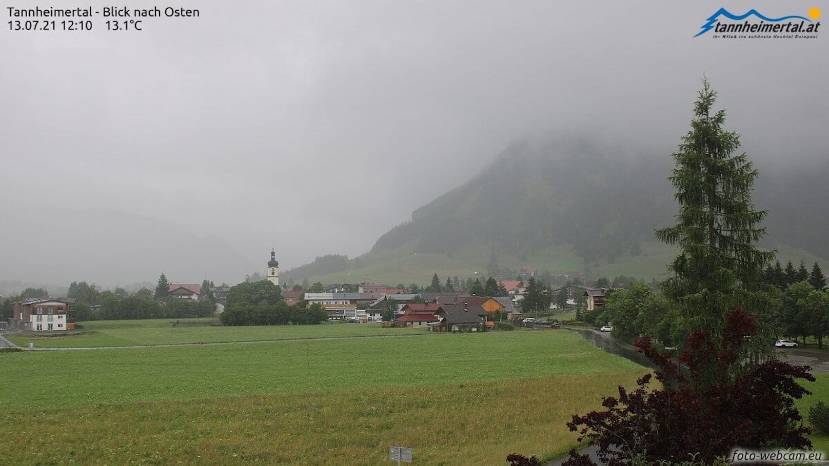 Kräftige Regenschauer in Tirol