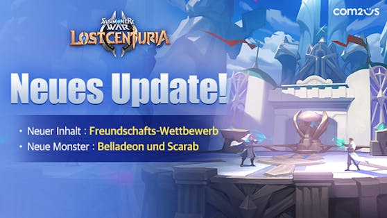 Freundschaftswettbewerbe ab sofort in "Summoners War: Lost Centuria" verfügbar.