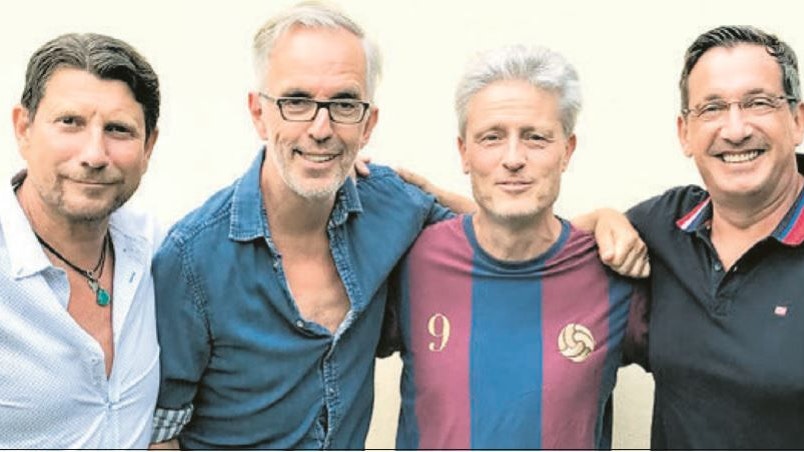 Wolfgang "Fifi" Pissecker, Werner Sobotka, Florian Scheuba, Viktor Gernot (v. li.)