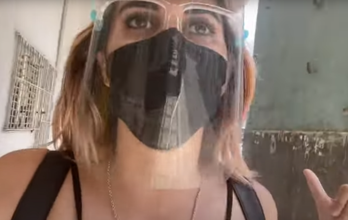 Sicherheitskräfte in Kuba haben die YouTuberin Dina Stars live vor der Kamera abgeführt.