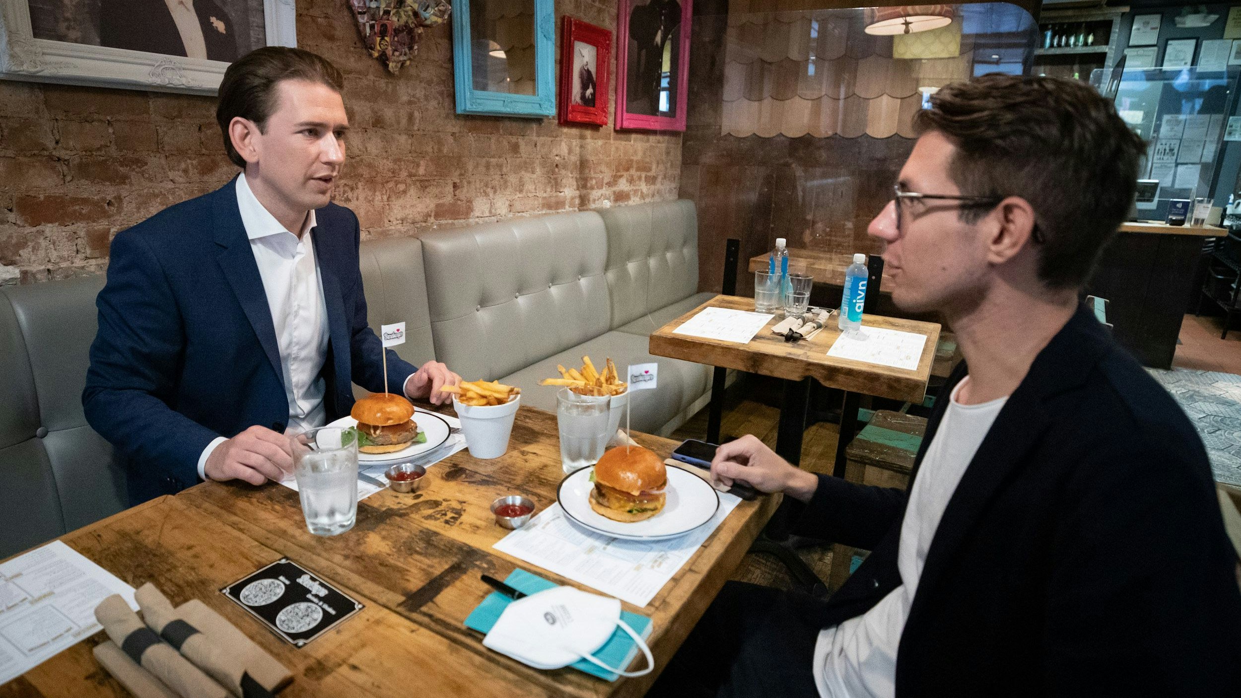 Bundeskanzler Sebastian Kurz im Interview mit Heute.at-Chef Clemens Oistric