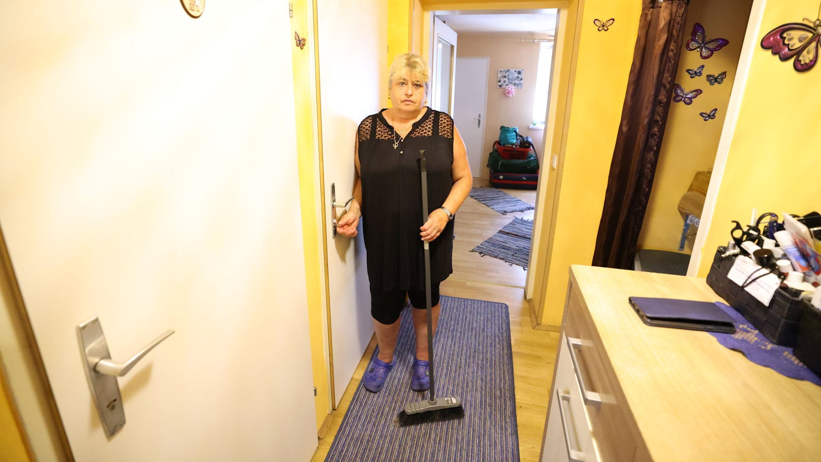 Cornelia J. (54) traut sich kaum mehr in den Keller ihrer Wohnung in Wien-Favoriten.