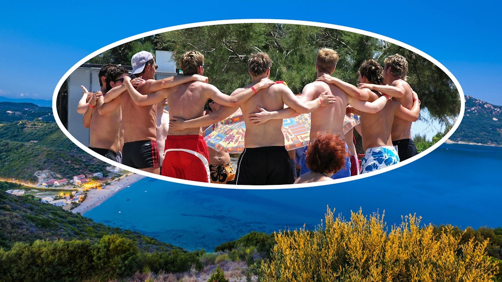 Die Burschen aus Deutschland sitzen nun auf Korfu fest.