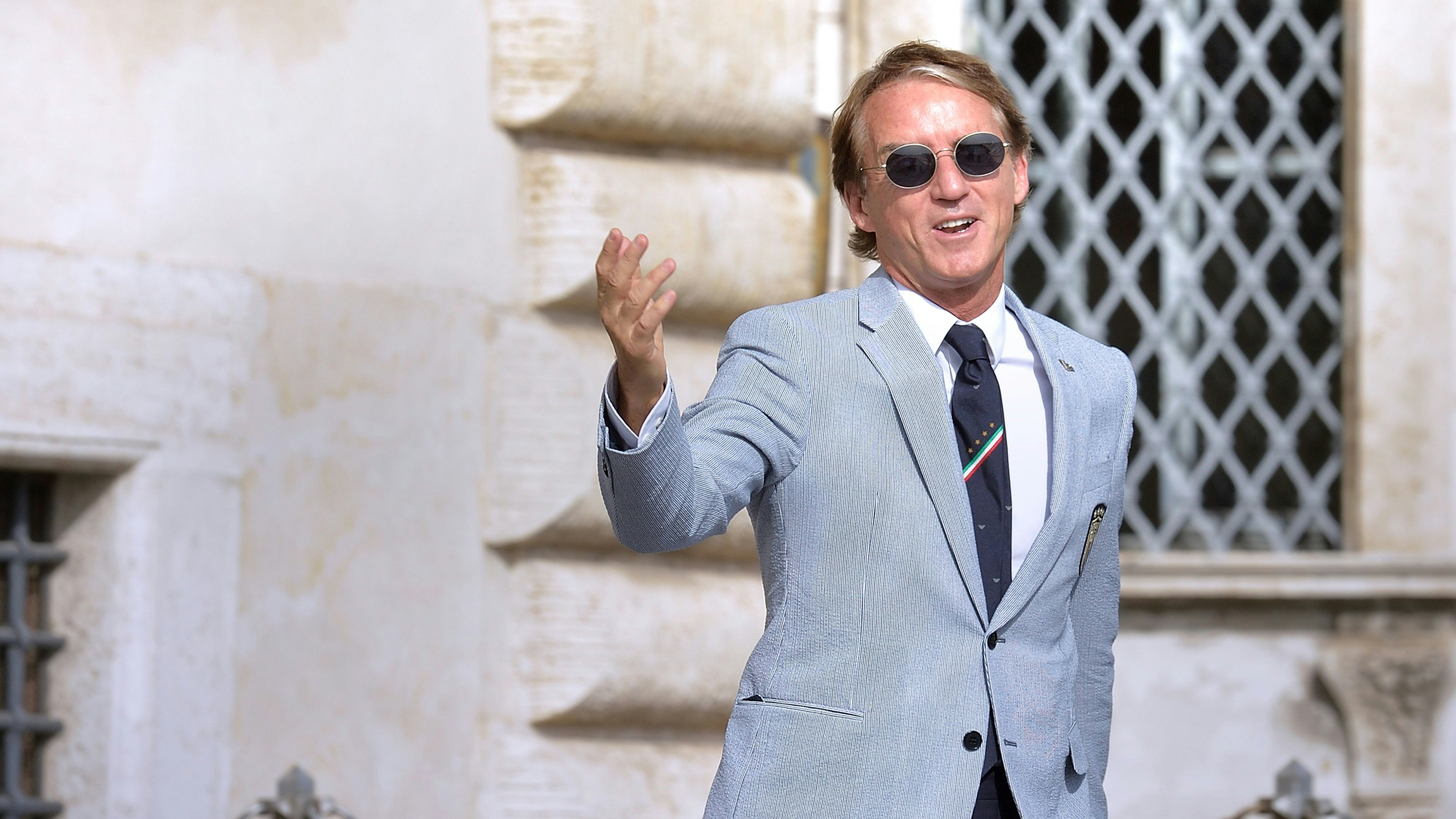 Italiens Titel-Teamchef Roberto Mancini.