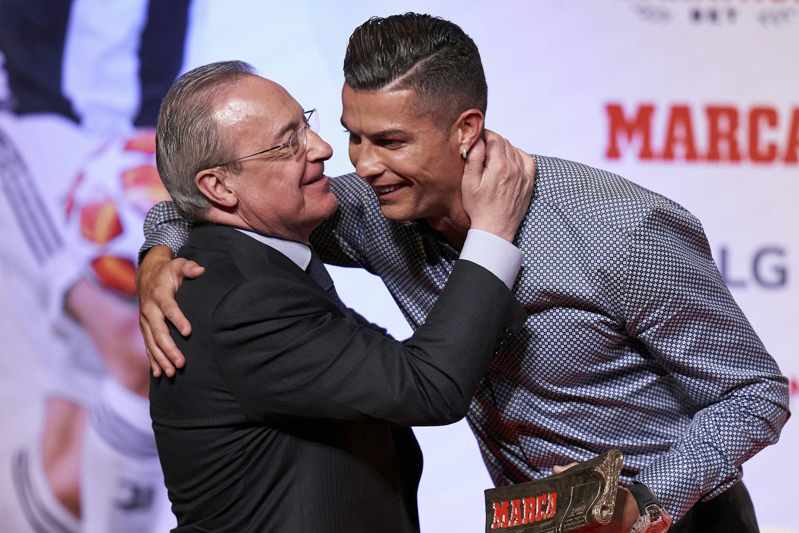 Ein Bild aus besseren Tagen: Perez mit Ronaldo