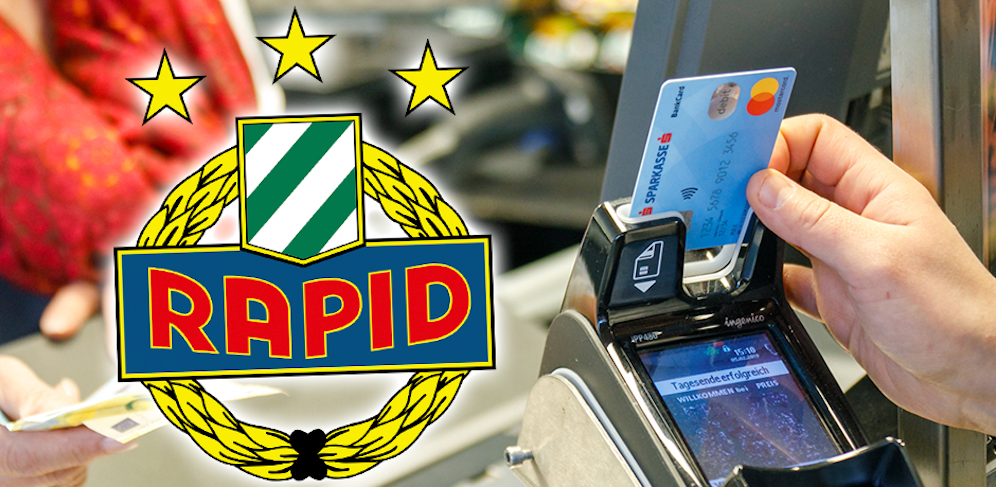 Rapidler bekommen eine grün-weiße Bankomat-Karte