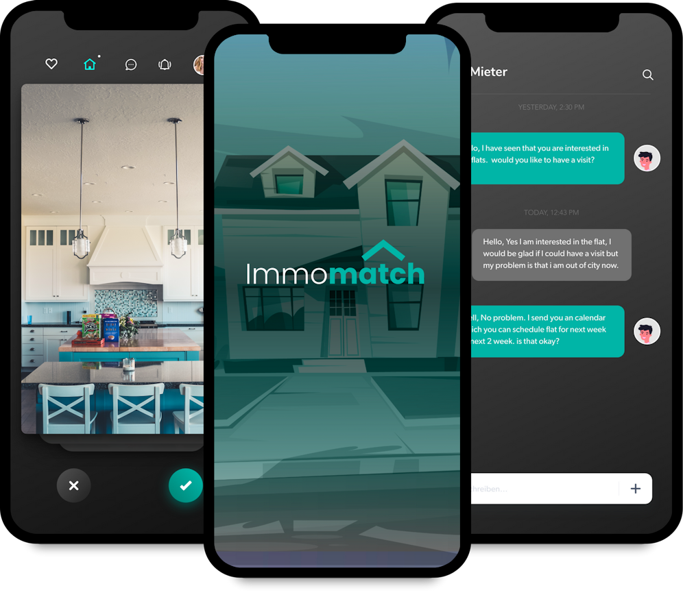 Powered by RUMA Group ist die IMMOMATCH App die erste personalisierte, provisionsfreie Wohnungsbörse Österreichs.