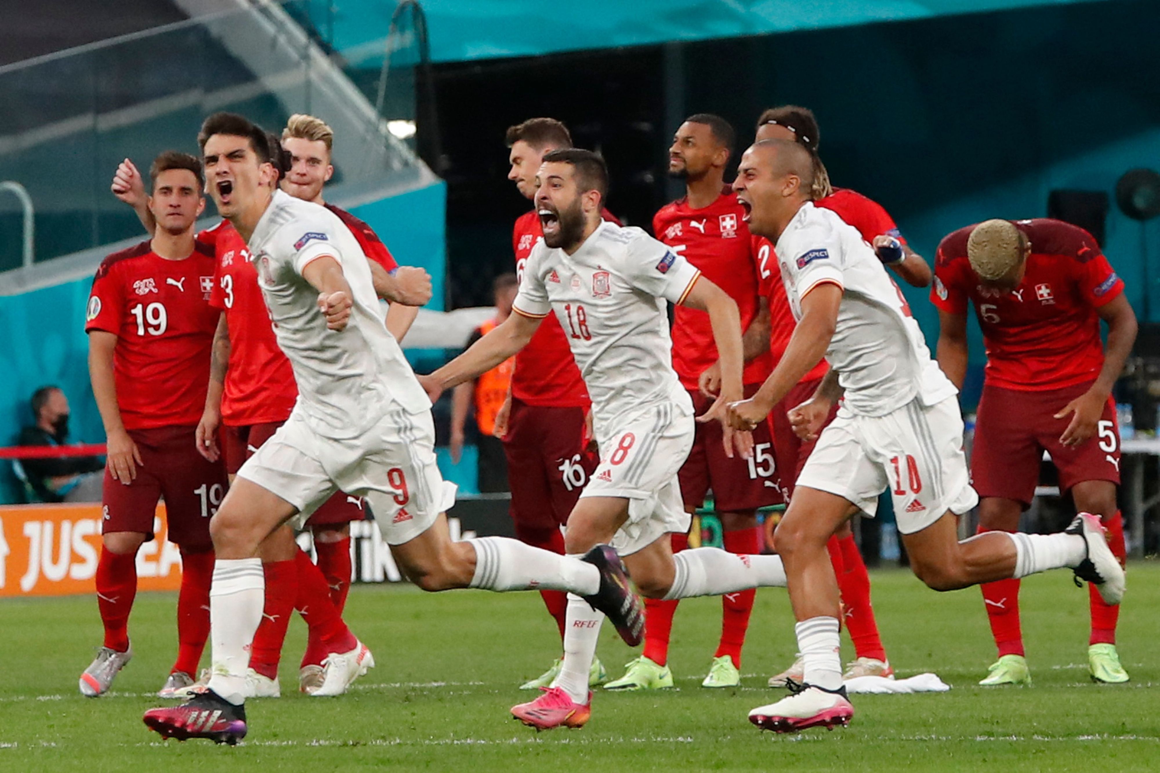 Spanien jubelt, lange Gesichter bei den Schweizern