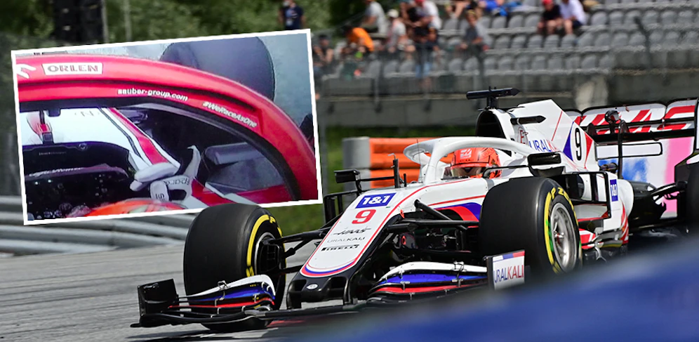 Räikkönen zeigt Mazepin den Stinkefinger