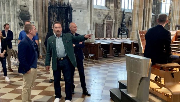 "A riiiiesige Orgel"