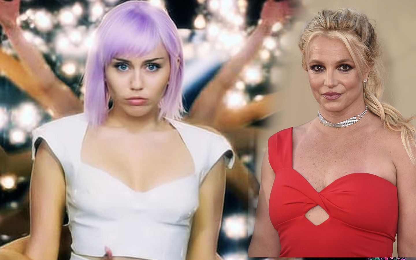 Miley Cyrus in der Rolle von Ashley O, Britney Spears