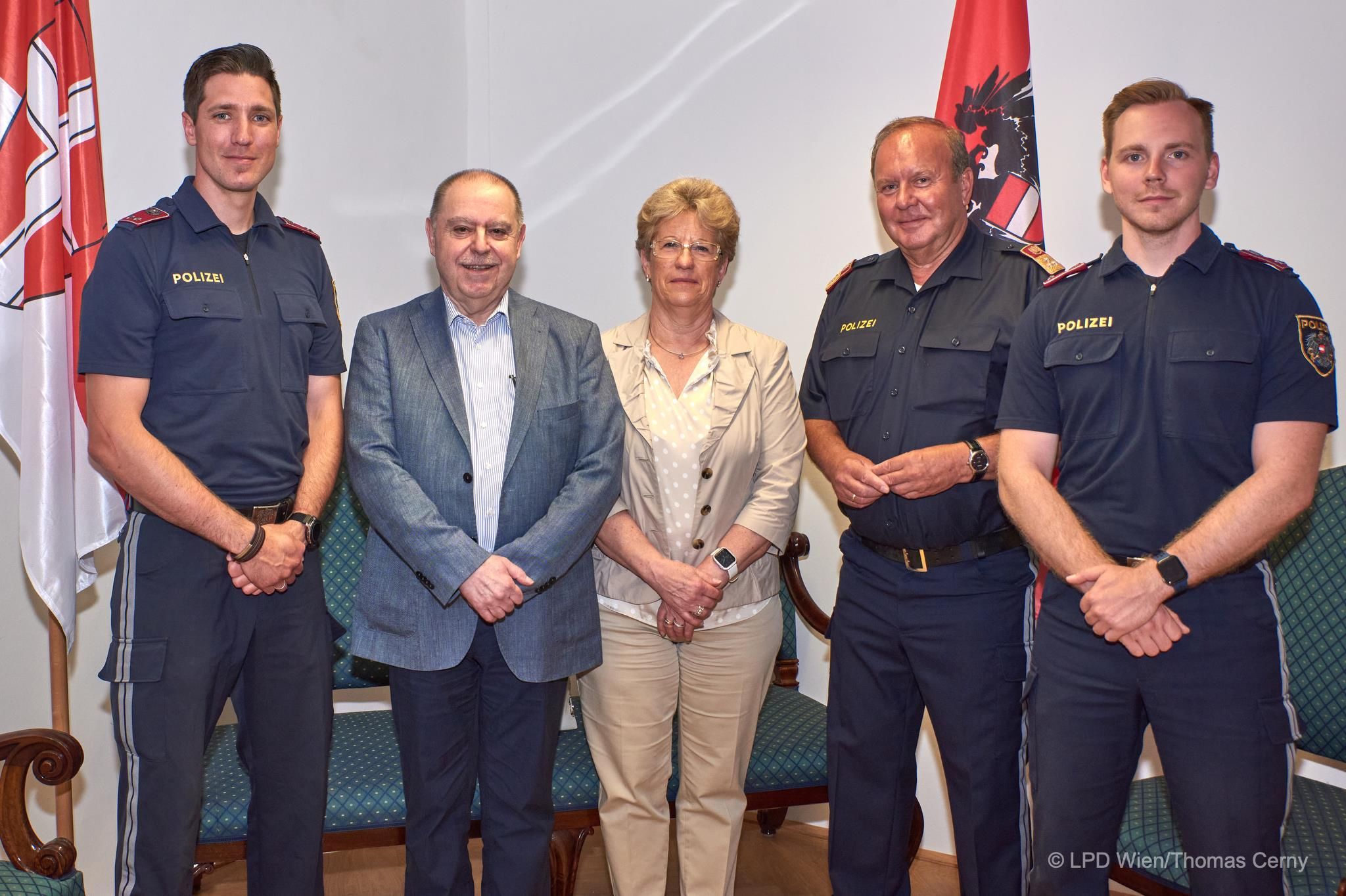 Revierinspektor Lukas H., Heinz, Sieglinde, Oberst Josef B., Revierinspektor Mathias P.