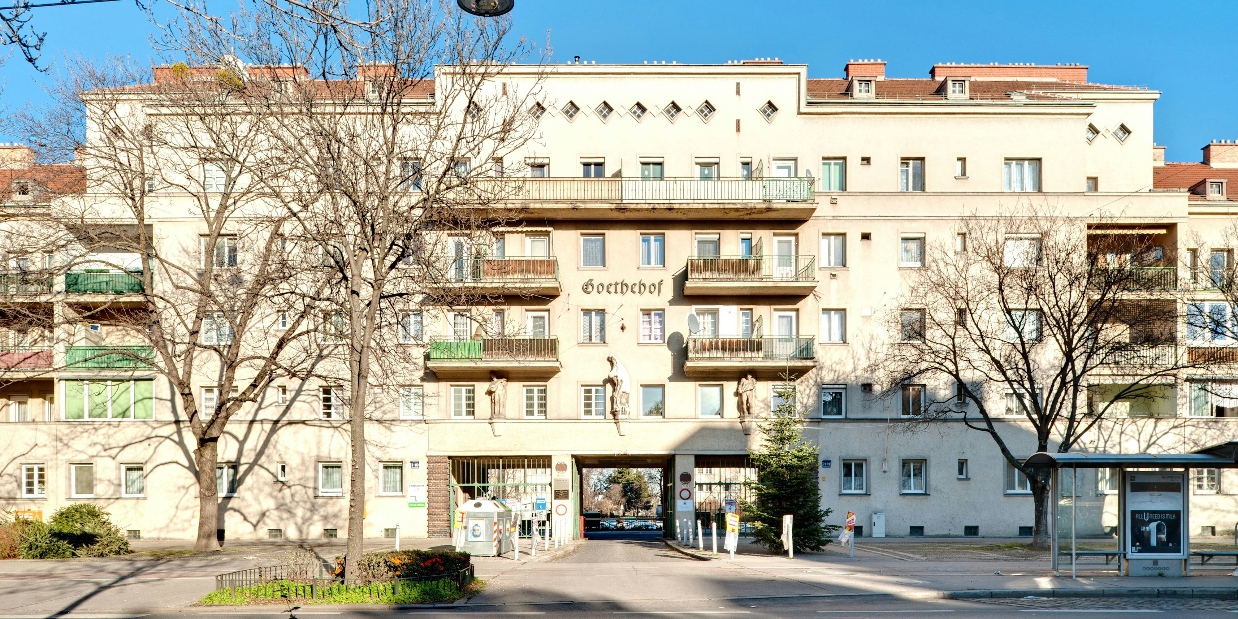Der Goethehof in Wien 22., Schüttaustraße (Symbolbild)