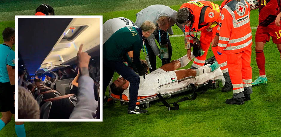 Die Italiener feiern Leonardo Spinazzola. 