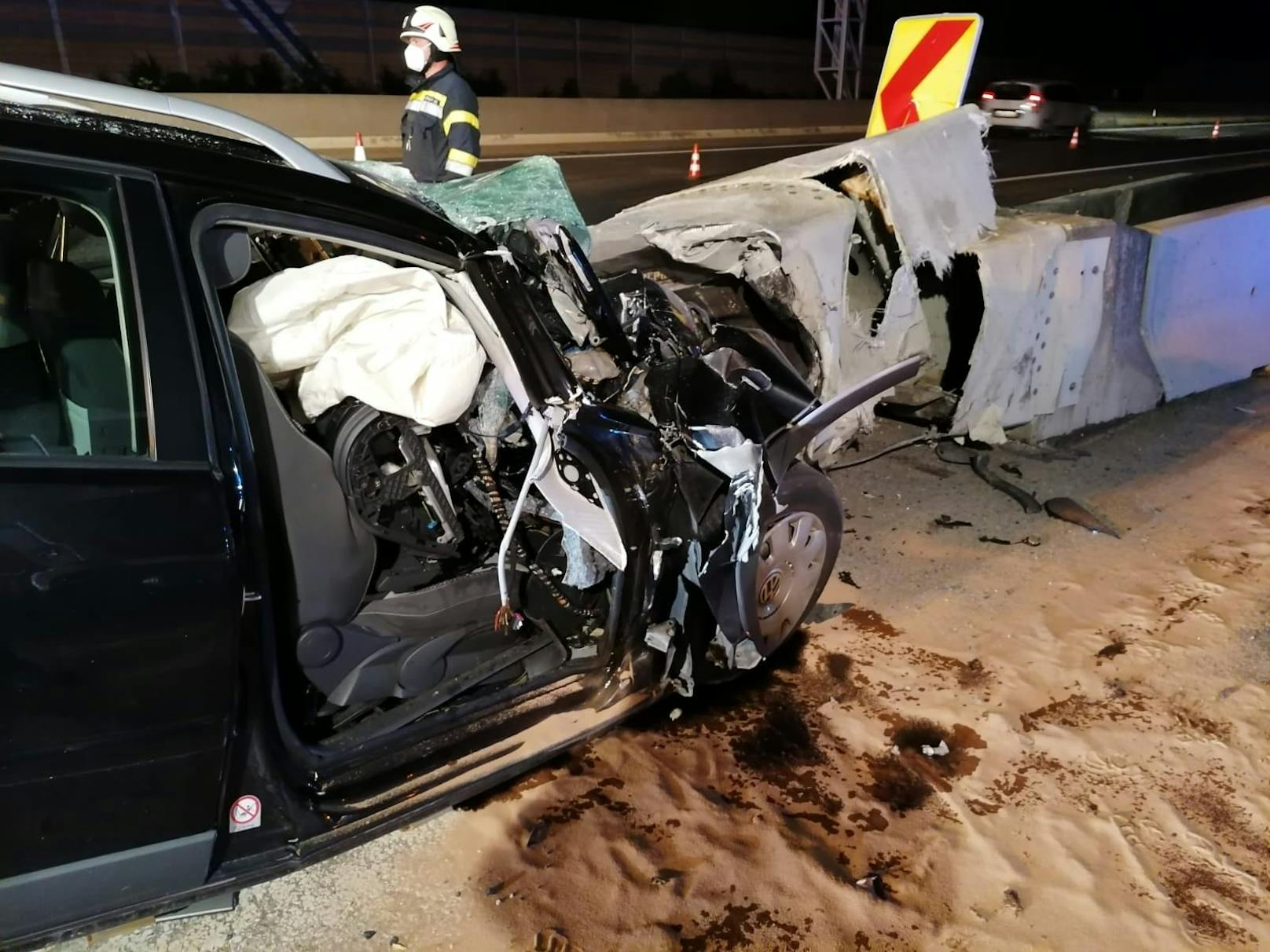 Ein junger Kärntner (21) ist auf der A2 Südautobahn am 3. Juli 2021 tödlich verunglückt.